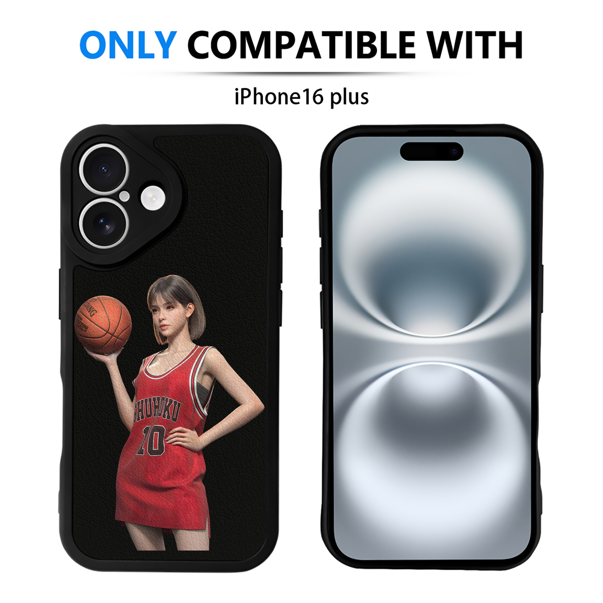 （画像用） SLAM DUNK／スラムダンク 【iPhone 16シリーズ対応】シリコンスマホケース（レザー調） 材質：シリコン